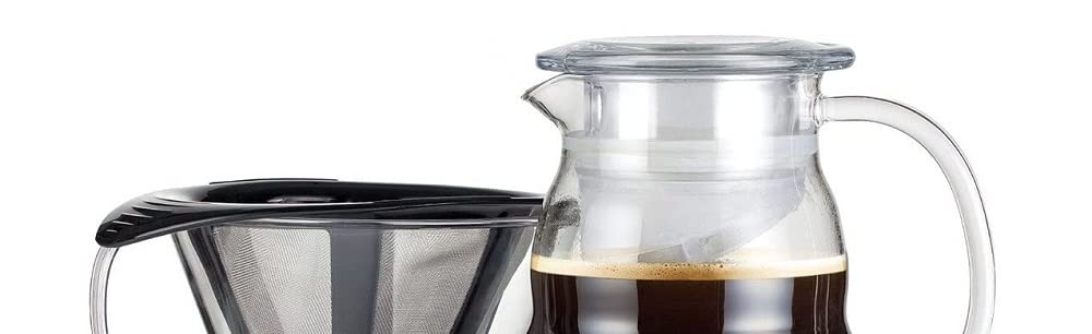 Stainless Steel Glass Coffee Maker 1 L P53925