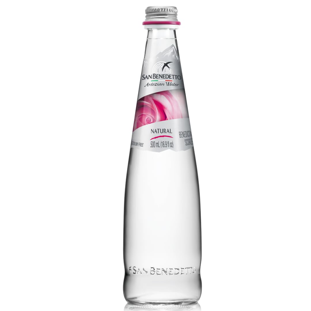 Natural Artesian Still Water Glass Bottles 500 mL 10 Count P54695