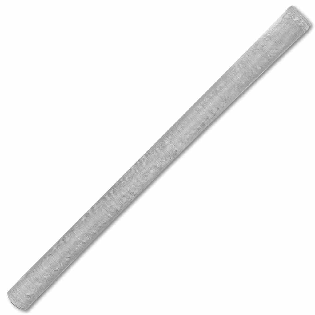 Aluminum Mesh Screen 39.4x196.9 Inches Silver G6310