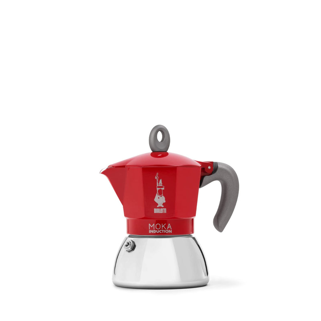 Red 4 Cups Espresso Moka Pot G7872