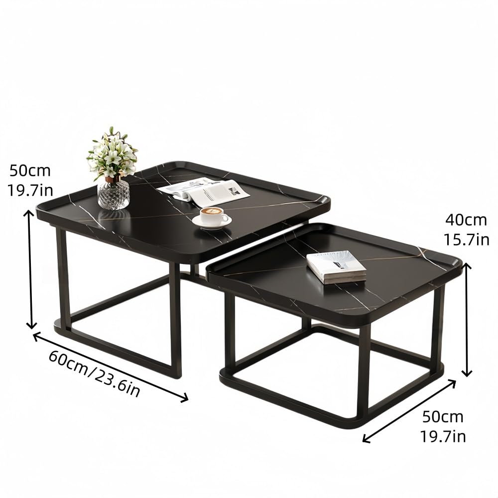 Square Nesting Side Table Set of 2 C385140