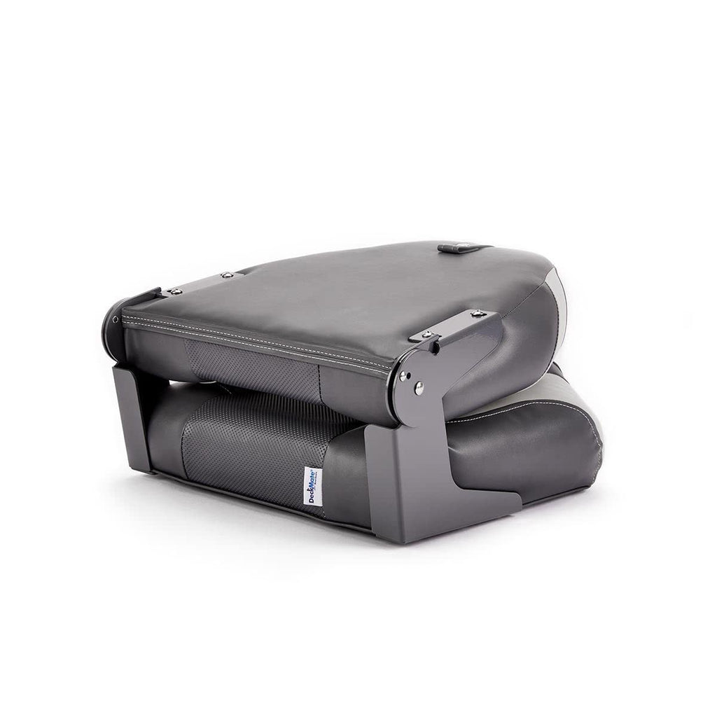 High Back Folding Boat Seats 2 Pack Charcoal Gray C3744