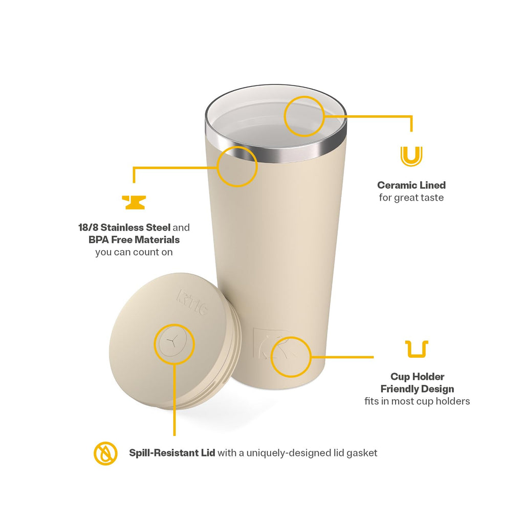 20oz Insulated Ceramic Lined Tumbler K194