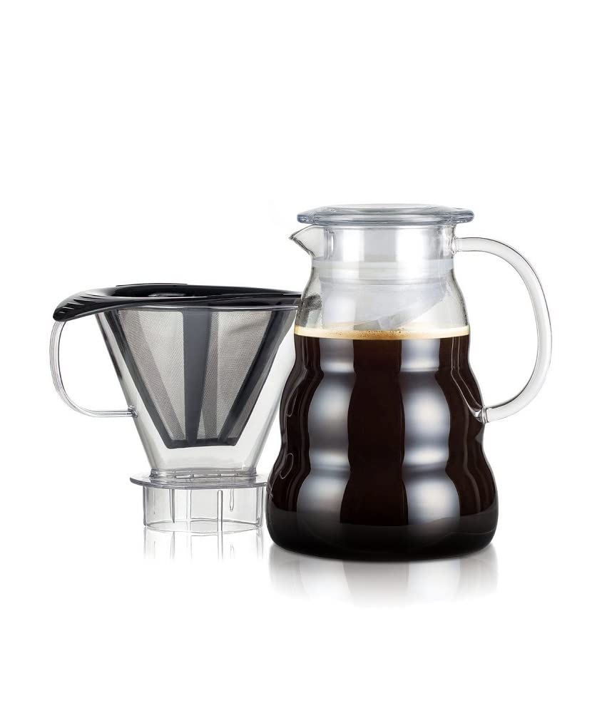 Stainless Steel Glass Coffee Maker 1 L P53925