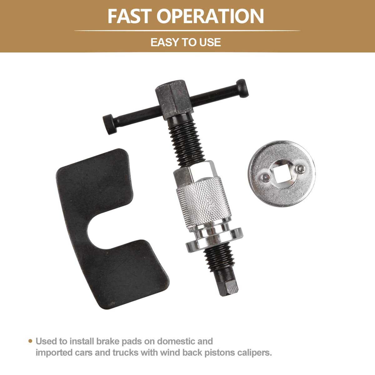 Disc Brake Caliper Piston Rewind Tool Set B3390