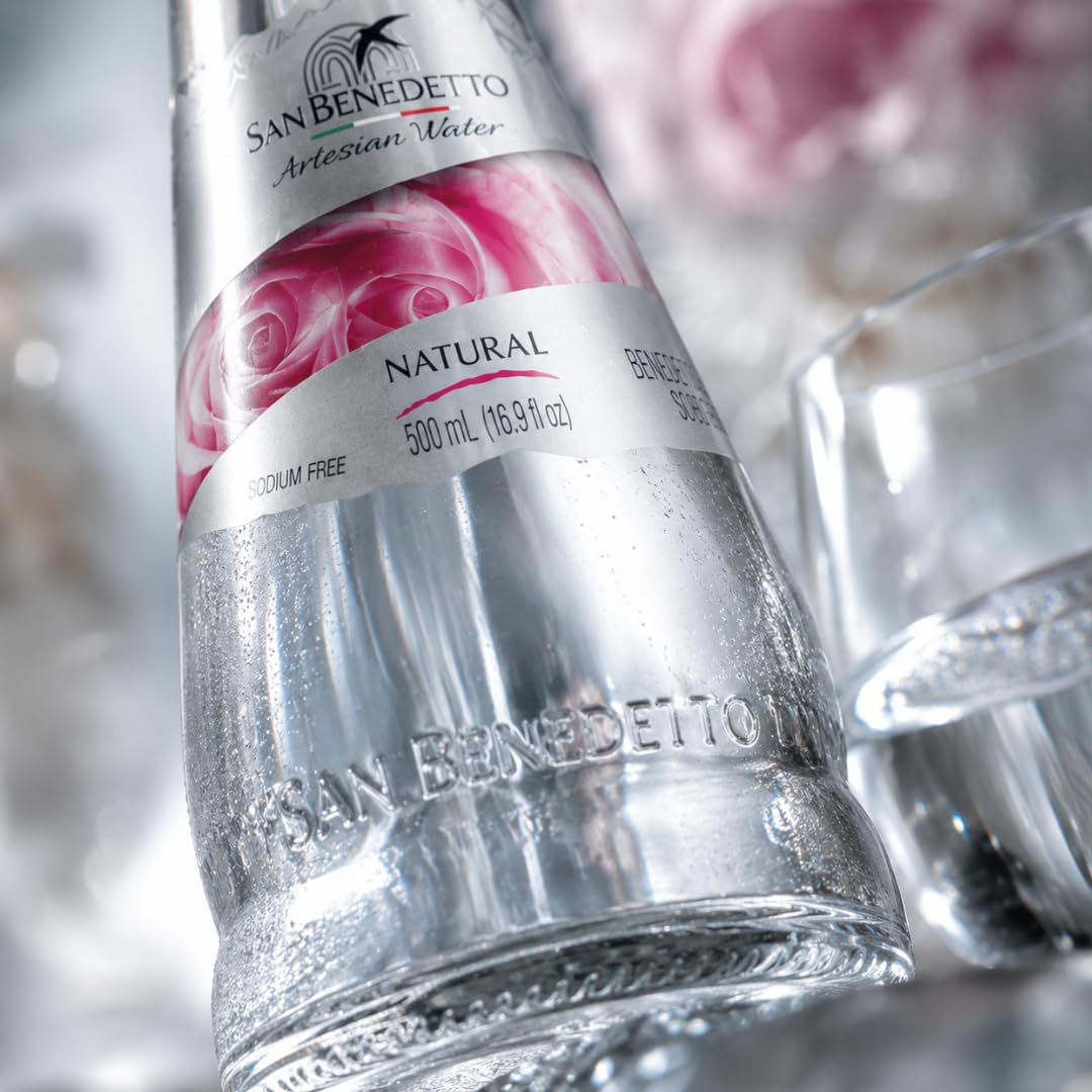Natural Artesian Still Water Glass Bottles 500 mL 10 Count P54695