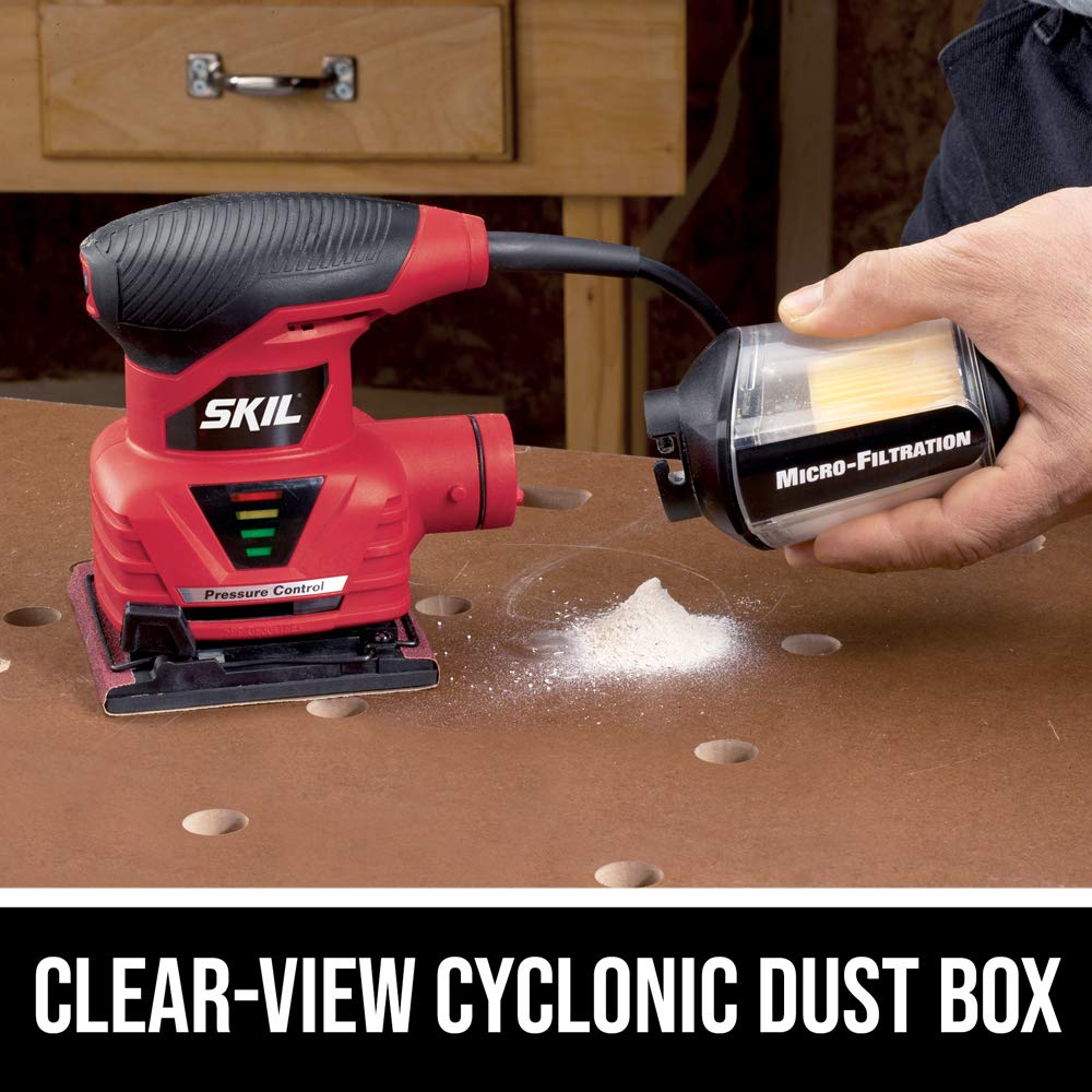 2.0 Amp 1/4 Sheet Palm Sander with Pressure Control E370