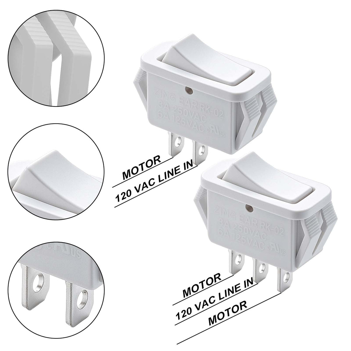 Range Hood Rocker Switch Kit L280575