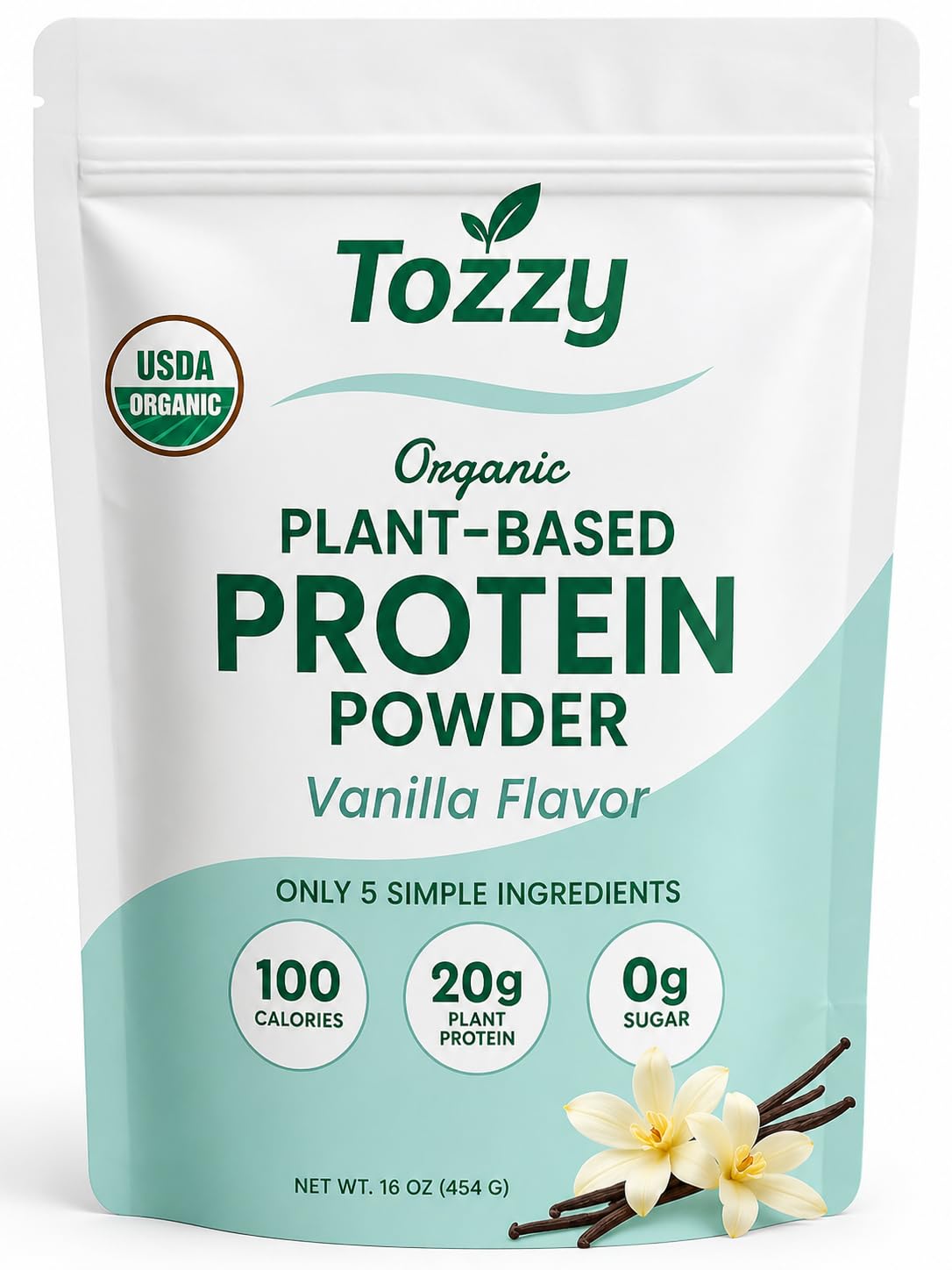 Organic Vegan Vanilla Pea Protein Powder X678