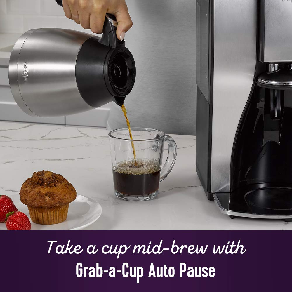 10-Cup Programmable Coffee Maker with Thermal Carafe K23622