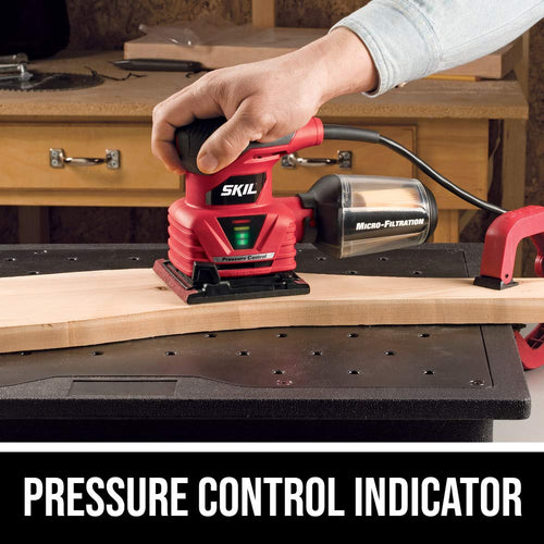 2.0 Amp 1/4 Sheet Palm Sander with Pressure Control E370