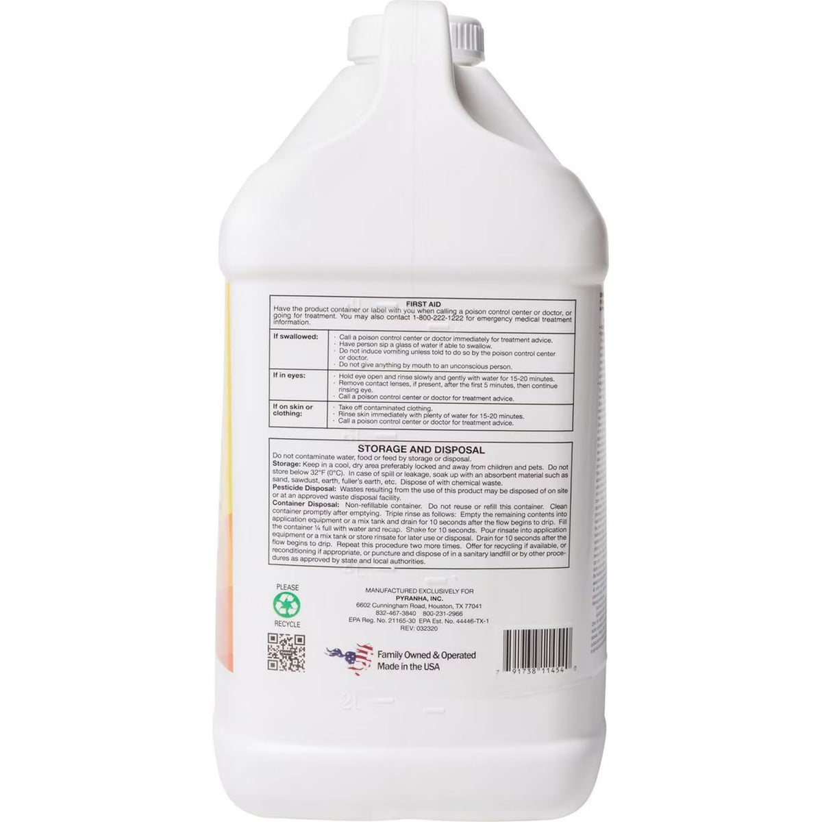 1-10 HPS Concentrate Refill 2.5 Gallon Automatic Spray Systems Fly Control L95872