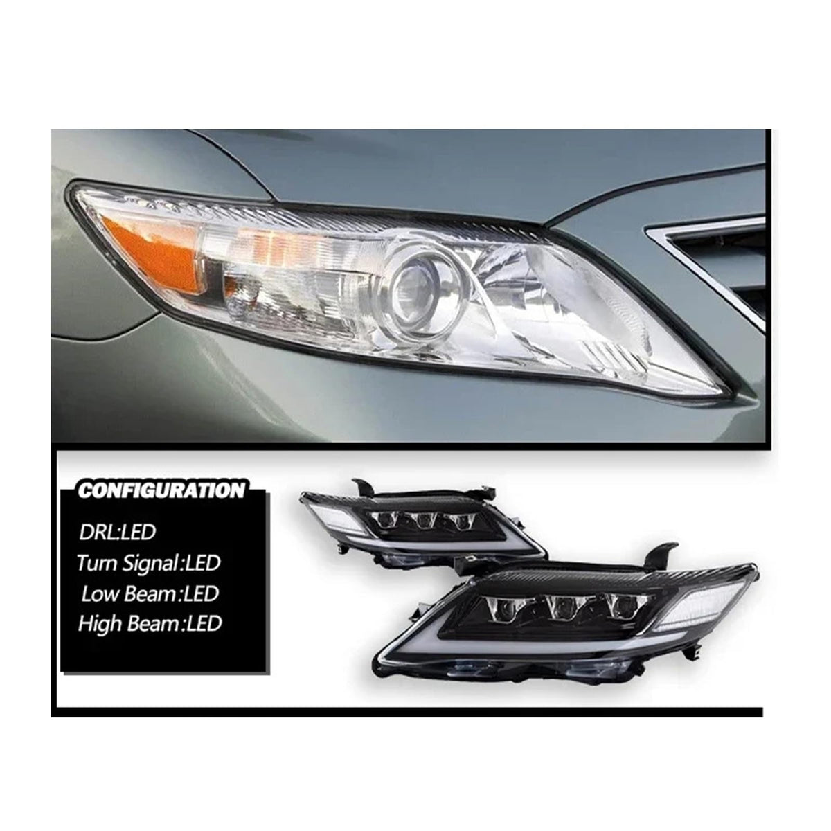 Toyota Camry LED Headlight H325