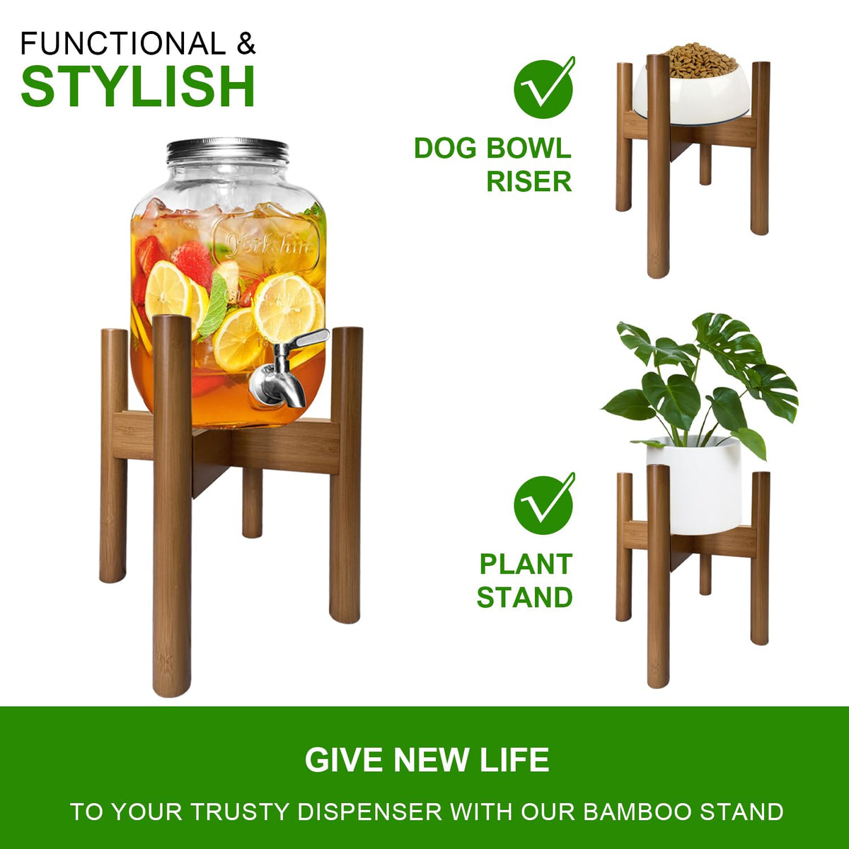 Adjustable Drink Dispenser Holder, 6-11 Inch S7830