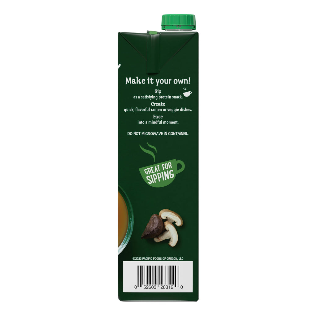 Organic Chicken Bone Broth with Black Garlic & Shiitake Mushroom 32 Ounce D3147