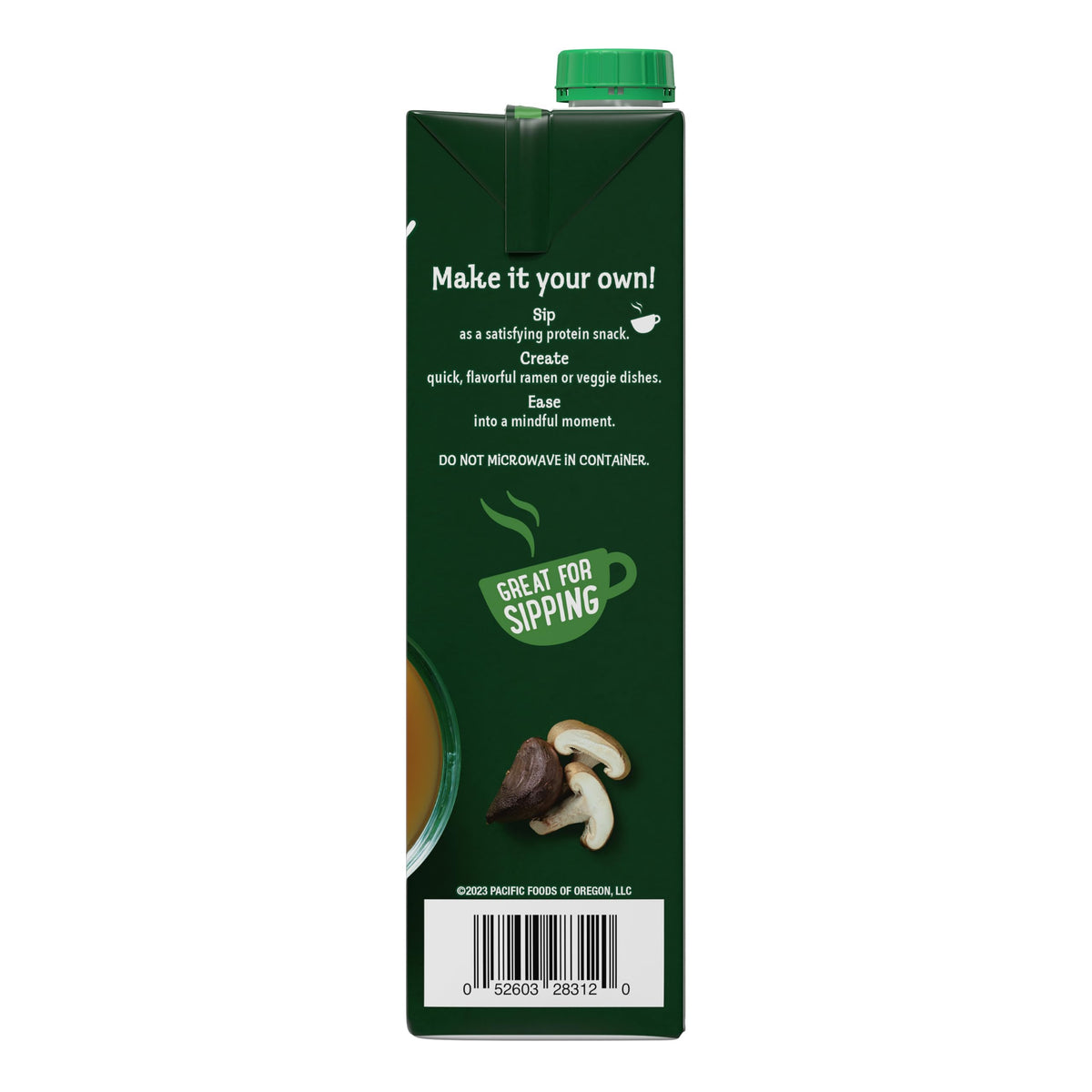 Organic Chicken Bone Broth with Black Garlic & Shiitake Mushroom 32 Ounce D3147