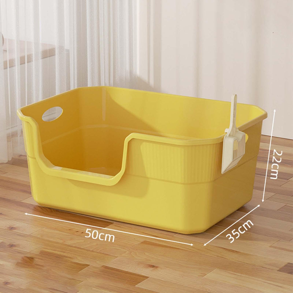 Open Top Cat Litter Tray with Frame PP L2911