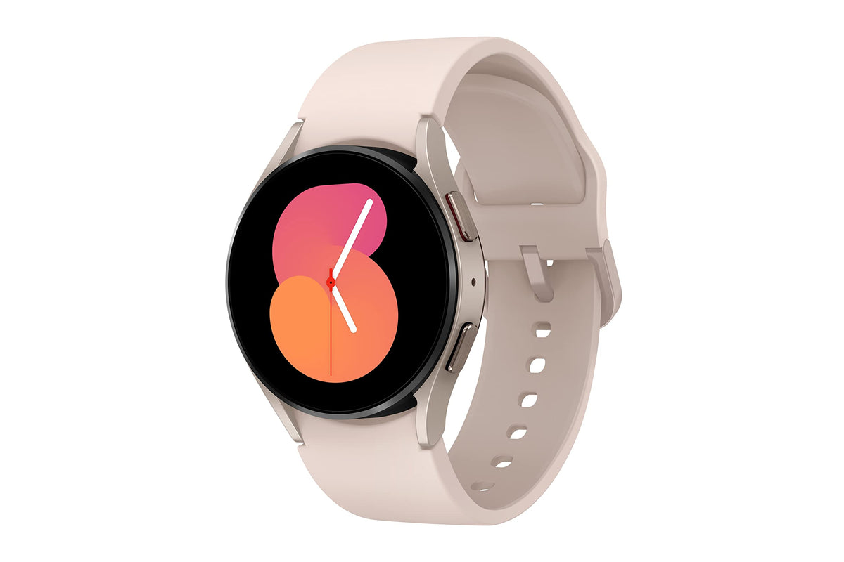 40mm Bluetooth Smartwatch with Fitness and Sleep Tracker, Pink Gold Bezel U1057