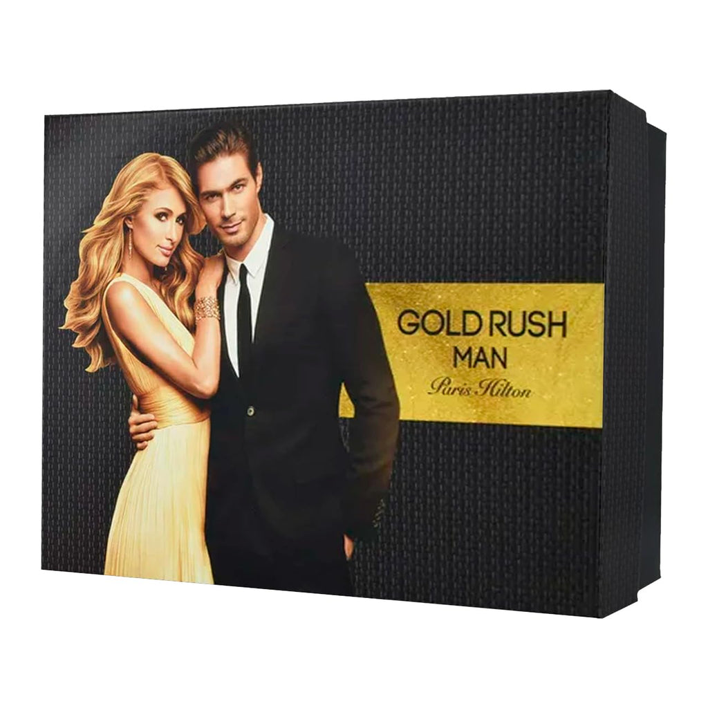 3.4 oz EDT Spray 0.5 oz EDT Spray 3.0 oz Hair Body Wash 2.75 oz Deodorant Stick 4 Pc Gift Set B11252