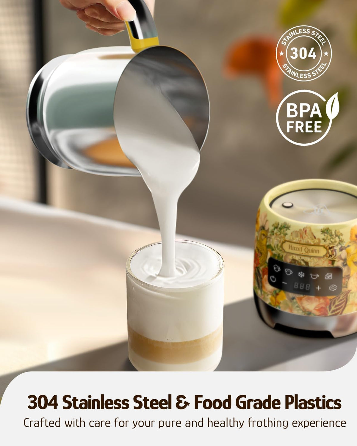 Electric Milk Frother & Steamer I6940