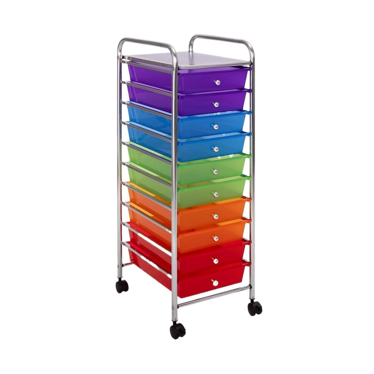 10 Drawer Rolling Storage Cart with Wheels N35336