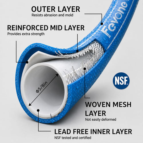 100 ft Heavy Duty Garden Hose P393