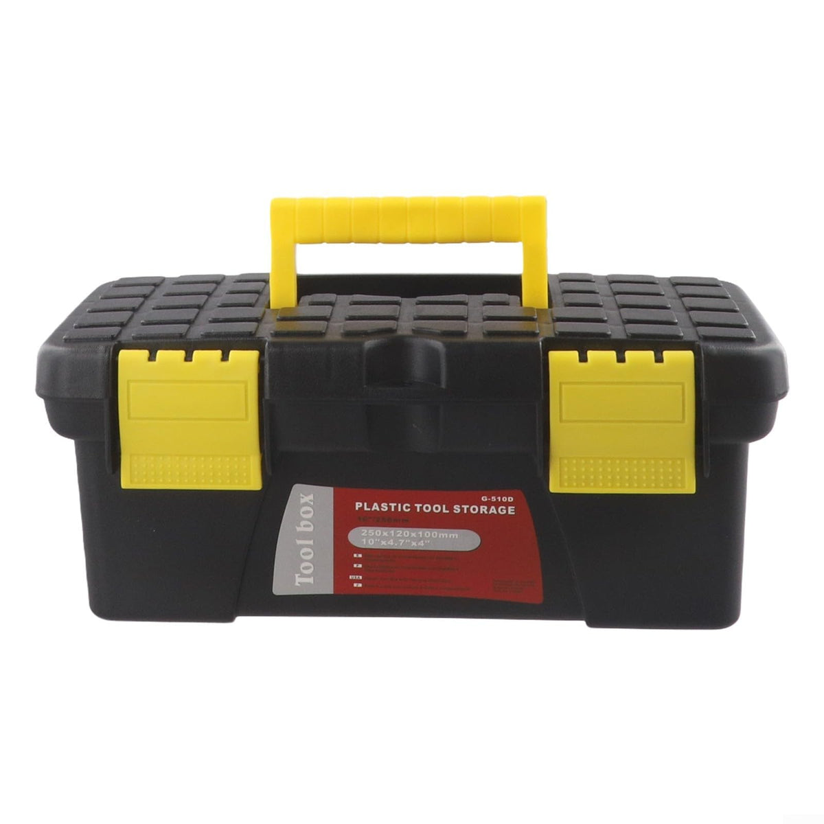 10 Inch Black Plastic Tool Box L65839