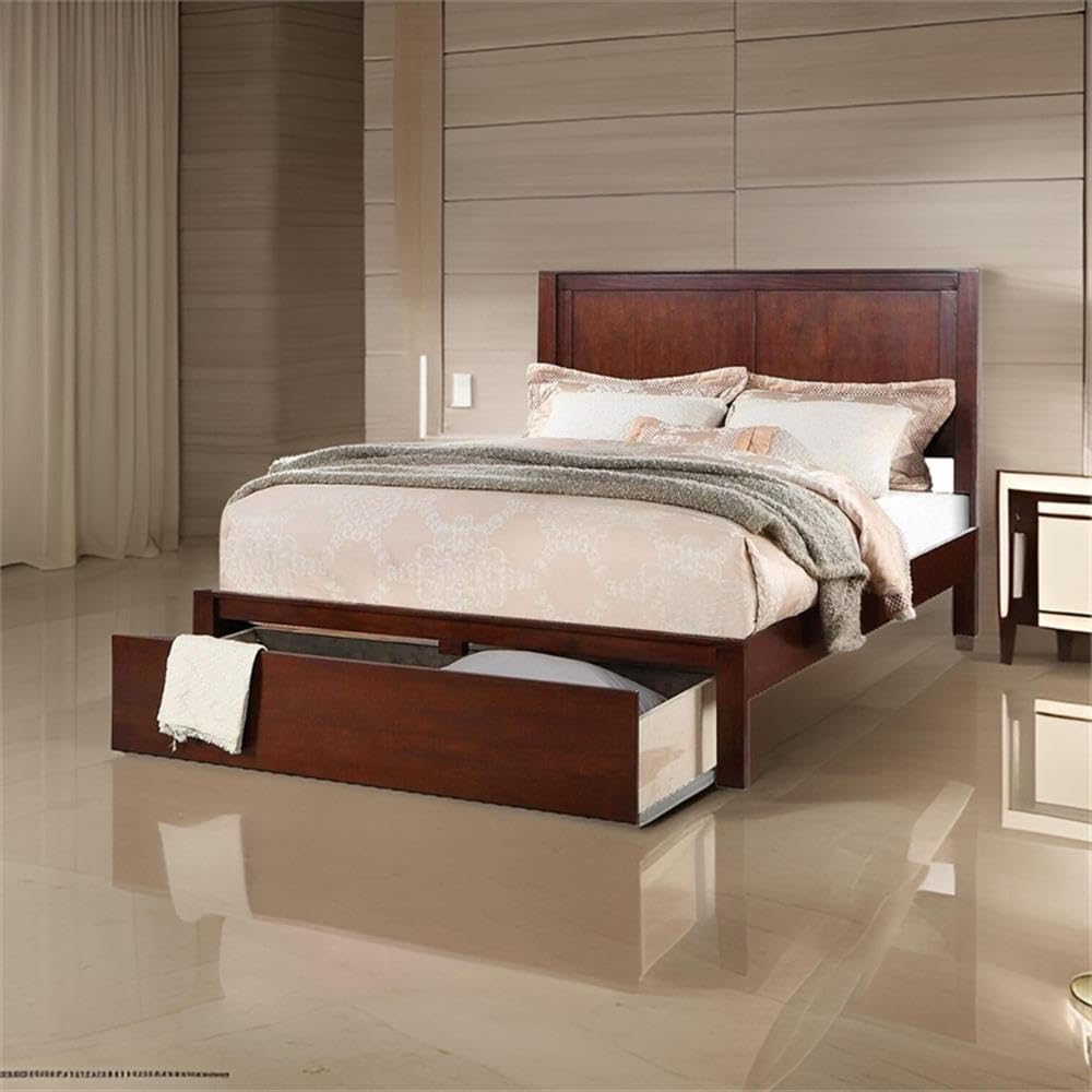California King Panel Bed with Storage Drawers C478753