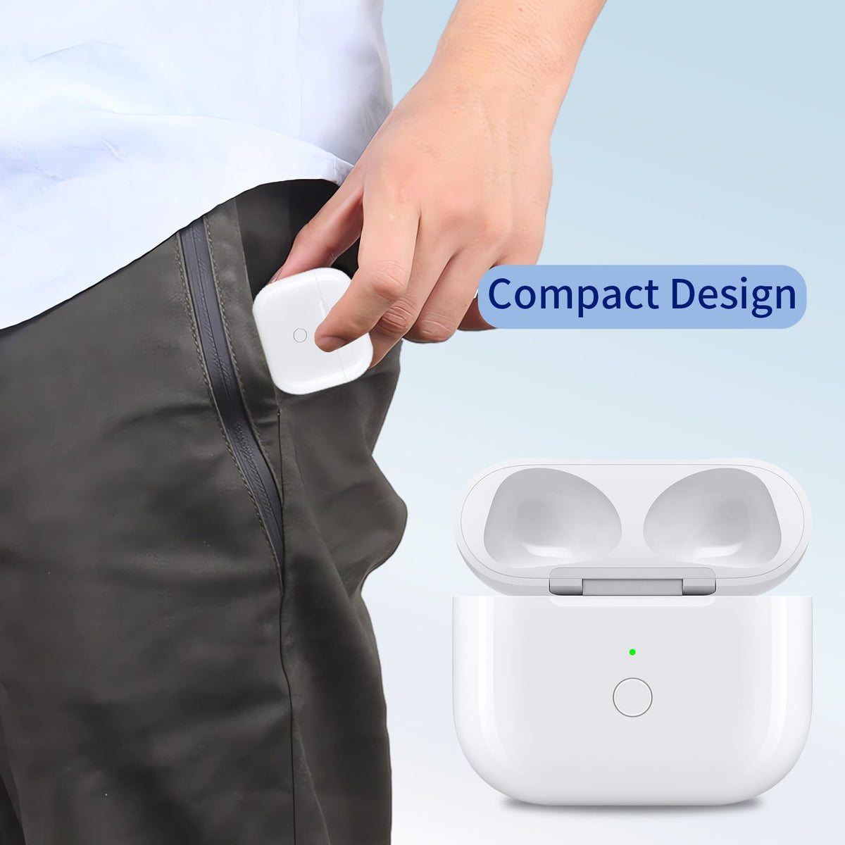 Replacement Charging Case with USB-C & Reset Button E191