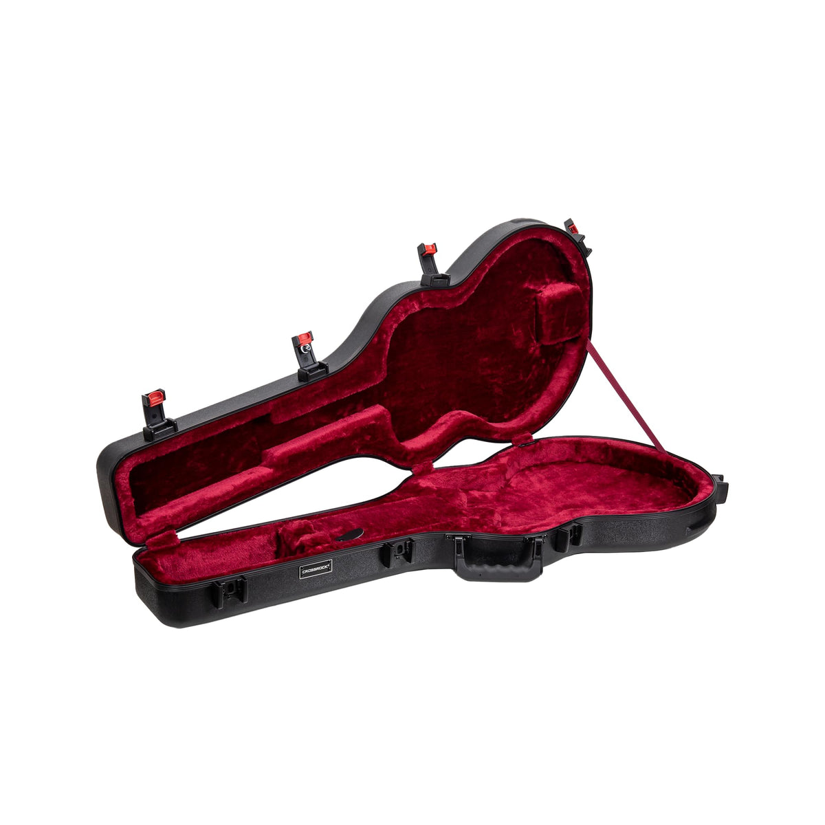 Semi-Hollow Electric Guitar Flight Case with Lock Black E92608