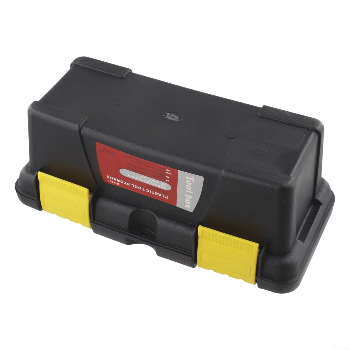 10 Inch Black Plastic Tool Box L65839