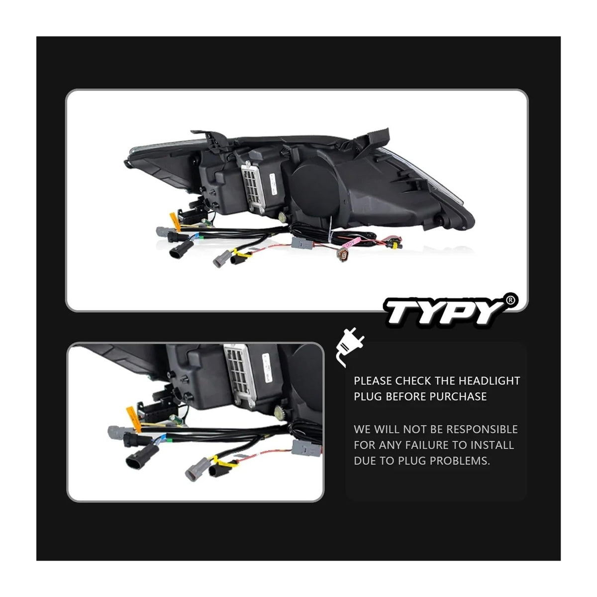Toyota Camry LED Headlight H325