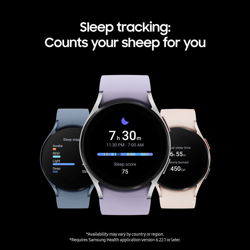 40mm Bluetooth Smartwatch with Fitness and Sleep Tracker, Pink Gold Bezel U1057