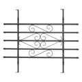 Black 24 x 36 Inch 2PCS Heavy Duty Window Security Bars G612998