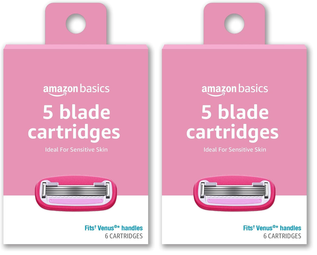 5-Blade Razor Refills, 6 Cartridges (Pack of 2) T729470