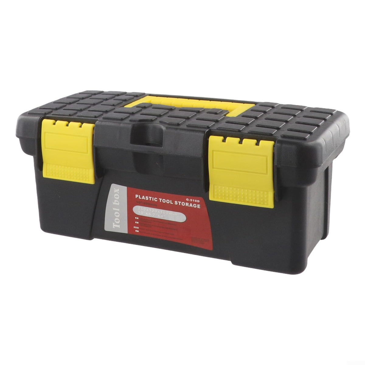 10 Inch Black Plastic Tool Box L65839