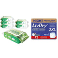 Adult Incontinence Underwear and Wet Wipes Bundle F426