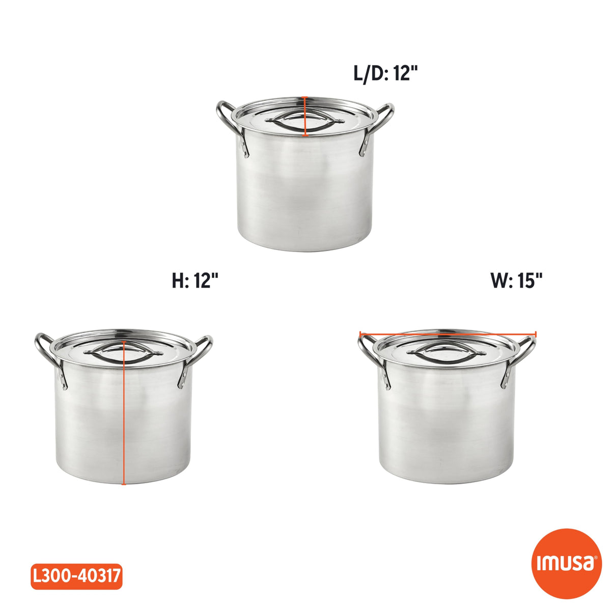 Stainless Steel 20-Quart Stock Pot J739