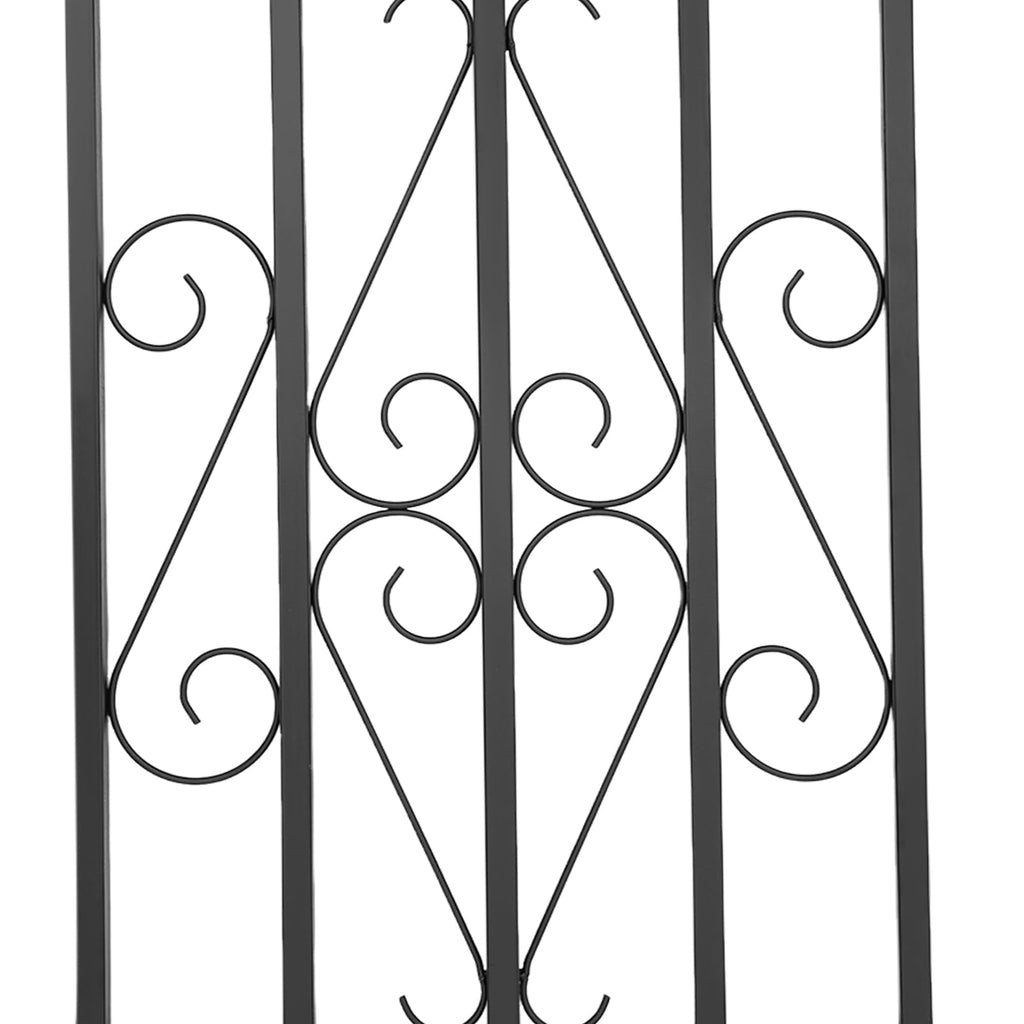 Black 24 x 36 Inch 2PCS Heavy Duty Window Security Bars G612998