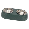 Stainless Steel Raised Tilted Pet Bowl C387