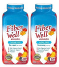 Sugar Free Peach Raspberry BlackBerry Fiber Gummies 220 Count 2 Pack M585930