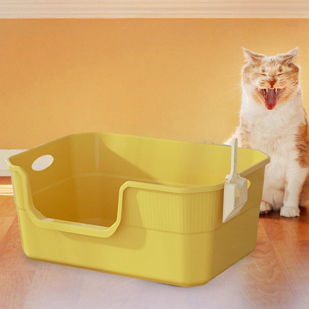 Open Top Cat Litter Tray with Frame PP L2911