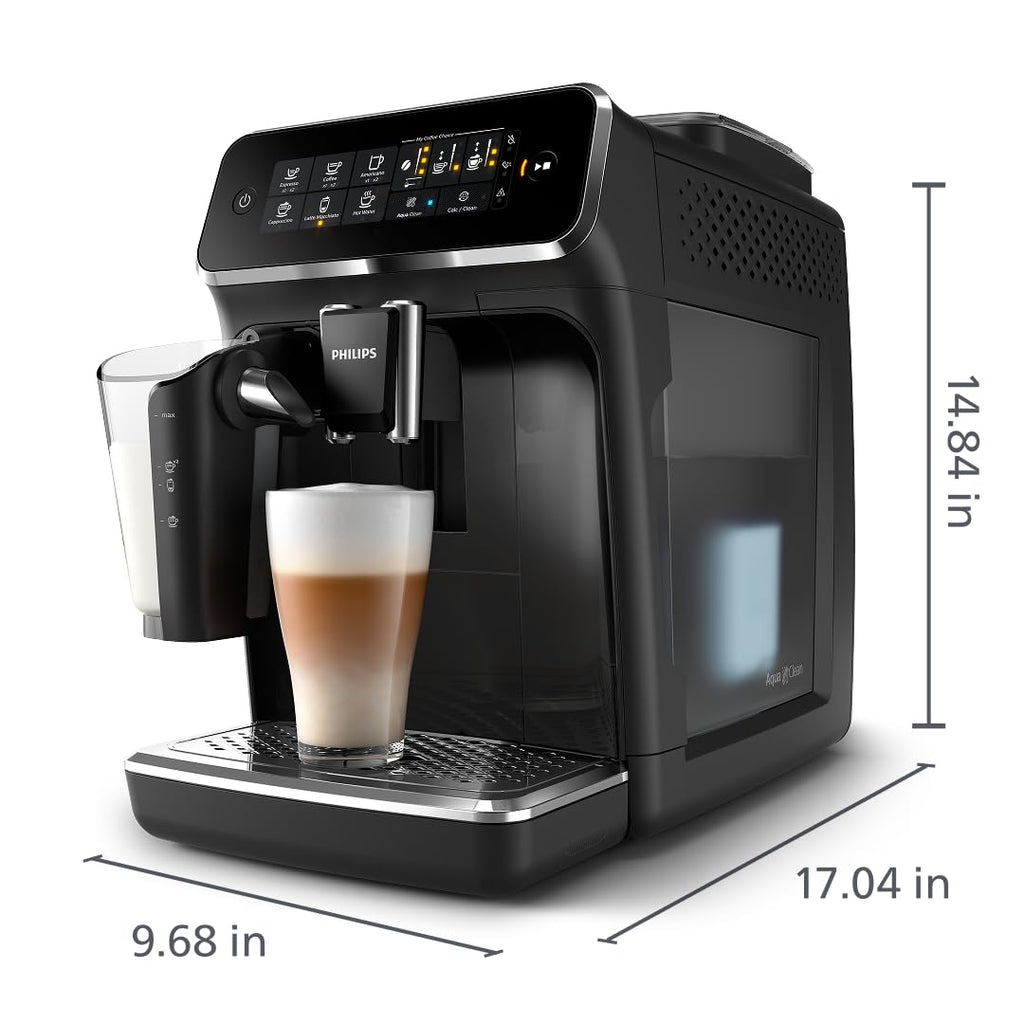 Fully Automatic Espresso Machine with Milk Frother, Black K41443