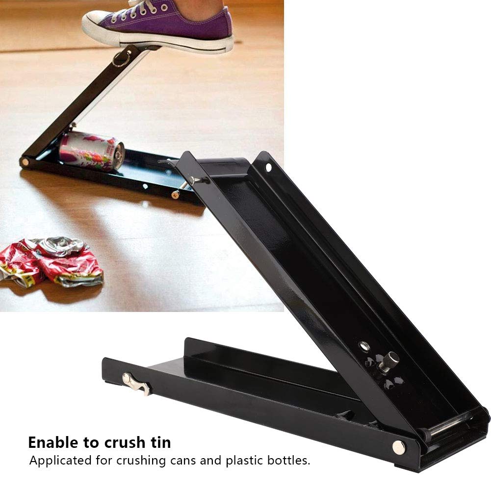Black 16 oz Pedal Can Crusher C900