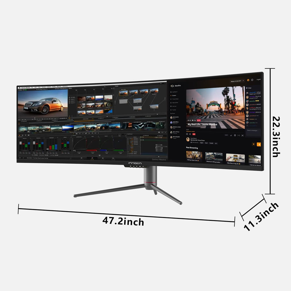 49" Curved Ultrawide 144Hz Monitor E3999