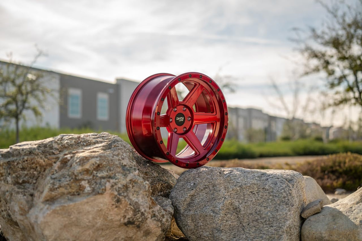 20x9 5x5 -12mm Candy Red Wheel Rim X2041