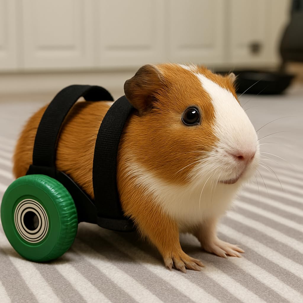 Guinea Pig Wheelchair with Adjustable Harness, 2 Wheel Sizes O754137