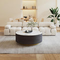 Round Coffee Table with 2 Drawers X377342