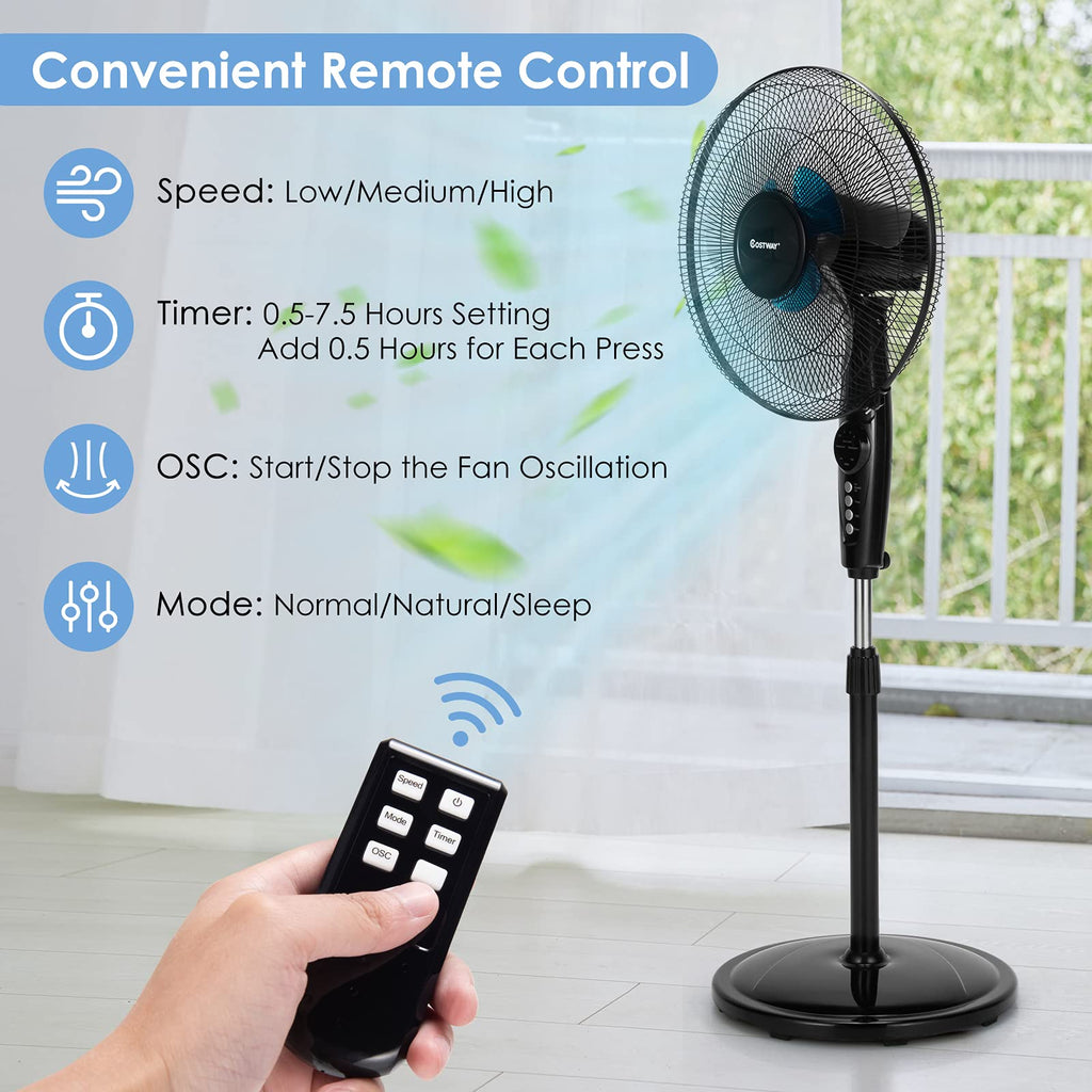 16-Inch Oscillating Pedestal Fan T8462