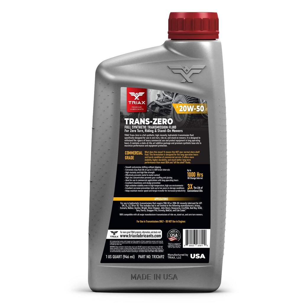 20W-50 Full Synthetic Hydrostatic Transmission Oil 1 Quart Q622335